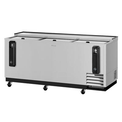 Turbo Air TBC-80SD-N 80 1/2" Forced Air Bottle Cooler - Holds (739) 12 oz Bottles, Stainless, 115v, Silver