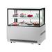 Turbo Air TBP60-46NN-S 59" Full Service Bakery Display Case w/ Straight Glass - (2) Levels, 115v, Silver