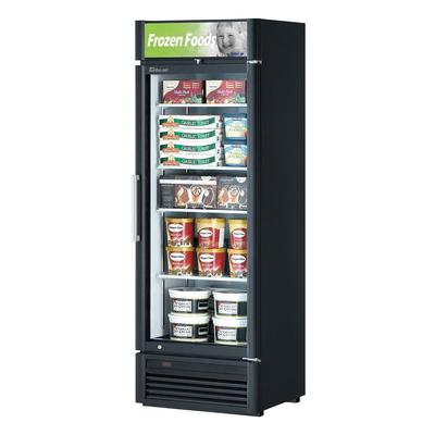 Turbo Air TGF-15SD-N 26 3/8" 1 Section Display Freezer w/ Swing Door - Bottom Mount Compressor, Black, 115v, Bottom-Mount Compressor