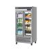 Turbo Air TSR-35GSD-N Super Deluxe 39 1/2" 2 Section Reach In Refrigerator, (2) Left/Right Hinge Glass Doors, 115v, Silver