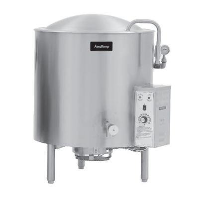 AccuTemp ALLGB-40 LP 40 gal Steam Kettle - Stationary, 2/3 Jacket, Liquid Propane, Stainless Steel, Gas Type: LP