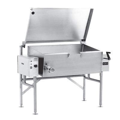 AccuTemp ALTES-30 30 gal. Tilt Skillet - Open Base, Spring Assisted Lid, 240v/3ph, Edge Series, Stainless Steel