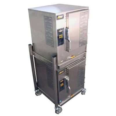 AccuTemp P61201E060DBL 12 Pan Convection Commercial Steamer - Holding Capability, Liquid Propane, Gas Type: LP, 120 V