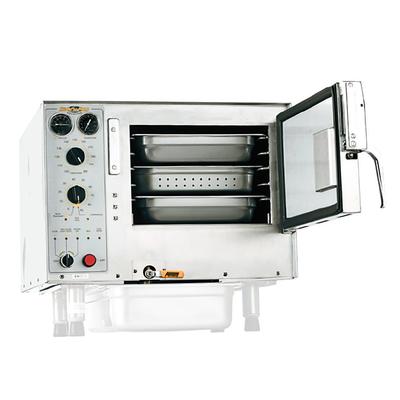 AccuTemp S32081D060 Steam'N'Hold 3 Pan Convection Steamer - Countertop, 208v/1ph, 6 kW