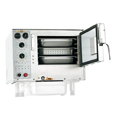 AccuTemp S34803D110 (3) Pan Convection Steamer - Countertop, Holding Capability, 480v/3ph, 3 Full-Size Pan Capacity