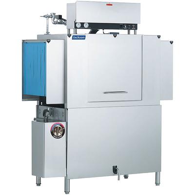 Jackson AJX-44CE 208/1 High Temp Conveyor Dishwasher w/ 255 Racks/hr Capacity, 208v/1ph, Electric Tank Heat, Stainless Steel