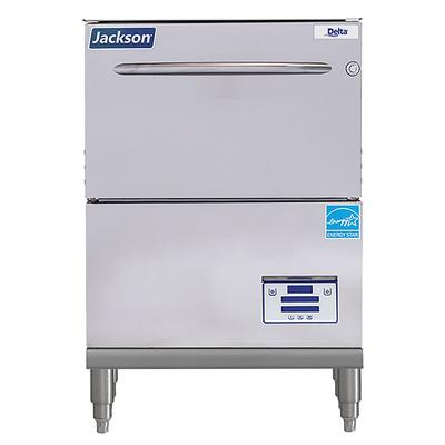 Jackson DELTA HT-E-SEER-S High Temp Rack Undercounter Glass Washer w/ (20) Racks/hr Capacity, 230v/1ph, Door Type, Stainless Steel