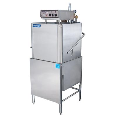 Jackson TEMPSTARW/O 2081 TempStar High Temp Door Type Dishwasher w/ 58 Rack/hr Capacity, 208v/1ph, No Booster Heater, Stainless Steel