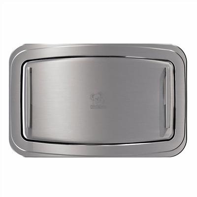Koala Kare KB310-SSWM Horizontal Wall Mount Changing Station - Gray Plastic Bed, Satin Stainless Exterior, Stainless Steel