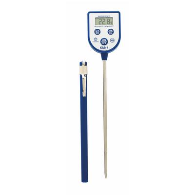 Comark KM14 Digital Dishwasher Pocket Thermometer w/ 5" Stem, -4 to 400 Degrees F, Stainless Steel
