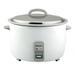 Adcraft RC-E25 Commercial Rice Cooker w/ 25 Cup Capacity & Oversized Fork, Measuring Cup, Stainless Steel, 120 V