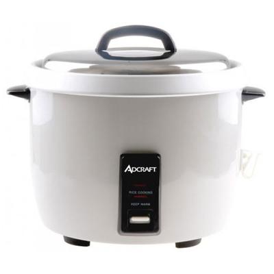 Adcraft RC-E30 Commercial Rice Cooker w/ 30 Cup Capacity & Oversized Fork, Measuring Cup, Stainless Steel, 120 V