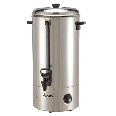 Adcraft WB-40 Low Volume Manual Fill Hot Water Dispenser - 2 1/2 gal, 120v, 40 Cup Capacity, Silver