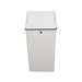 Witt 1311HTWH 13 gal Indoor Decorative Trash Can - Metal, White, 13 Gallon, Stainless Steel