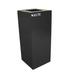 Witt 36GC03-CB 36 gal Indoor Decorative Trash Can - Metal, Charcoal, 36 Gallon, For Waste, Black