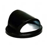 Witt SC55HT Round Dome Trash Can Lid - Plastic, Black, Fits 55-gal. Cans