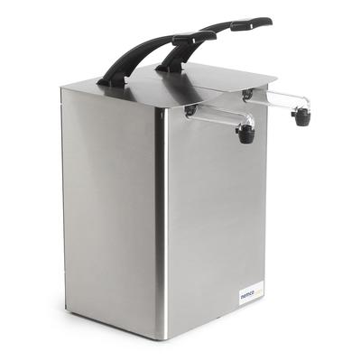 Nemco 10963 Countertop Condiment Dispenser w/ 3 Pumps - For 1 1/2 gal (6 qt) Pouches, Stainless Steel