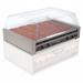 Nemco 8075SX-220 Roll-A-Grill 75 Hot Dog Roller Grill - Slanted Top, 220v, Stainless Steel