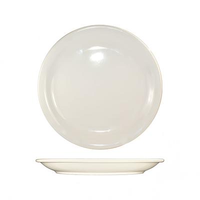ITI VA-9 9 1/2" Round Valencia Plate - Ceramic, American White
