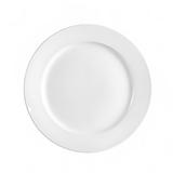 CAC FR-7 7 1/4" Round Franklin Plate - Stoneware, European White