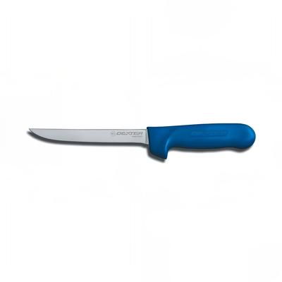 Dexter Russell S136NC-PCP SANI-SAFE 6" Boning Knife w/ Polypropylene Blue Handle, Carbon Steel