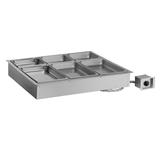 Alto-Shaam 300-HWI/D443 Halo Heat Drop-In Hot Food Well w/ (3) Full Size Pan Capacity, 120v, Stainless Steel
