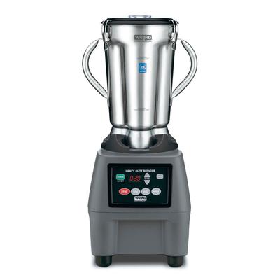 Waring Commercial Blender - 3 Speed, Timer, Metal Container, Stainless Steel, Gray, 120v, CB15T