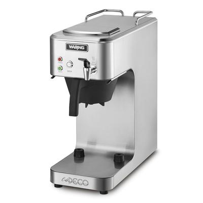 Waring WCM60PT Medium Volume Thermal Coffee Maker - Automatic, 3 9/10 gal/hr, 120v, For 64-oz. Thermal Carafes, Silver