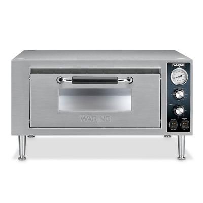 Waring WPO500 Countertop Pizza Oven - Single Deck, 120v, 18" Deck, 120 V, Stainless Steel
