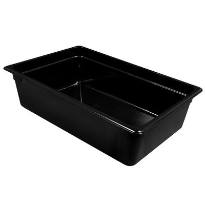 Cambro 16CW110 6"D Full Size Food Pan, Black
