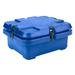 Cambro 240MPC186 Camcarrier Insulated Food Carrier - 6 3/10 qt w/ (1) Pan Capacity, Navy Blue, 6.3 Quart, Polyethylene