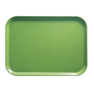 Cambro 810113 Fiberglass Camtray Cafeteria Tray - 9 4/5"L x 8"W, Limeade, Green, 1 Dozen