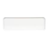 Cambro 826MT148 Rectangular Market Display Tray - 8 1/4" x 25 1/2" x 3/4", White, Fiberglass