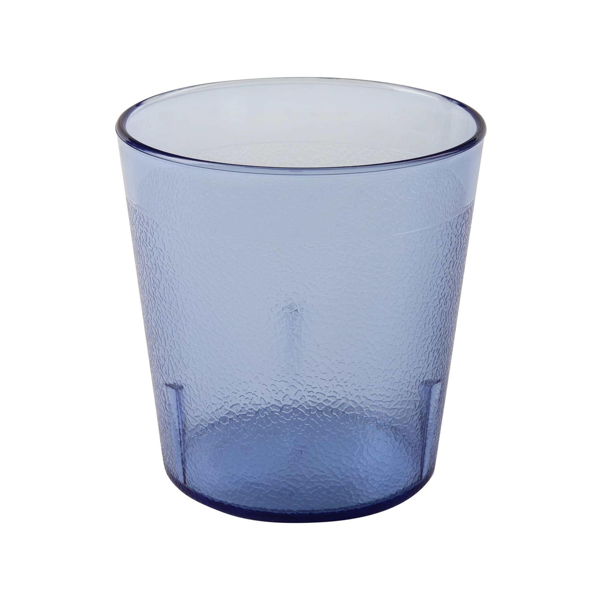 Cambro 900P401 9 7/10 oz Slate Blue Textured Plastic Tumbler, Case of 72