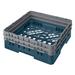 Cambro BR578414 Camrack Base Rack - (2)Extenders, 1 Compartment, 7 1/4"H, Teal, Blue