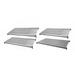 Cambro CBSK1848VS4580 Camshelving Basics Polymer Louvered/Solid Shelf Plate Kit - 18" x 48", Brushed Graphite