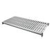 Cambro CBSK1860V1580 Camshelving Basics Polymer Louvered Shelf Plate Kit - 18" x 60", Brushed Graphite