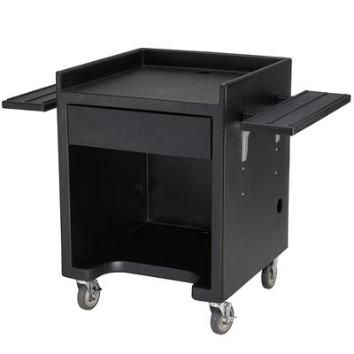 Cambro ES28RL110 44"W Cash Register Stand w/ Plastic Top, 39"H, Black