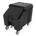 Cambro ICS100L110 100 lb Insulated Mobile Ice Caddy - Plastic, Black, 100-lb. Capacity, SlidingLid Series