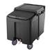 Cambro ICS125LB110 125 lb Insulated Mobile Ice Caddy - Plastic, Black