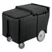 Cambro ICS175LB110 SlidingLid 175 lb Insulated Mobile Ice Caddy - Plastic, Black, 175-lb. Capacity