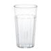 Cambro NT14152 Newport 14 oz Clear Fluted Plastic Tumbler