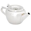 Browne 515152 Stackable Teapot , 12 oz, 18/8 Stainless Steel, Stackable, Silver