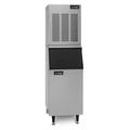 Ice-O-Matic GEM0650A/B42PS 740 lb Nugget Commercial Ice Machine w/ Bin - 351 lb Storage, Air Cooled, 115v, 740-lb. Production, Stainless Steel