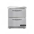Continental SW27N-FB-D 27" Worktop Refrigerator w/ (1) Sections, 115v, Silver