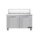 Continental SW48N12 48" Sandwich/Salad Prep Table w/ Refrigerated Base, 115v, 12 Sixth-Size Pans, 12" Cutting Board, Stainless Steel