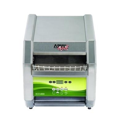 APW ECO 4000-350E Conveyor Toaster - 350 Slices/hr w/ 1 1/2" Product Opening, 120v, 120 V, Stainless Steel