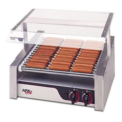 APW HR-31 X*PERT 30 Hot Dog Roller Grill - Flat Top, 120v, Stainless Steel