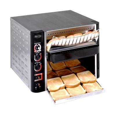 APW Wyott XTRM-3H 208 Conveyor Toaster - 800 Slices/hr w/ 3" Product Opening, 208v/1ph, 13" Wide Belt, Electric, Stainless Steel