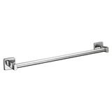 Bobrick B-674X18 18" Surface Mounted Towel Bar, Round, Bright Polished Stainless, 18" Length, Stainless Steel